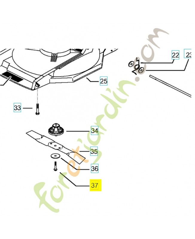 vis 584812301. Pièce de rechange Husqvarna