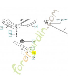 Rondelle 515796001. Pièce de rechange Husqvarna