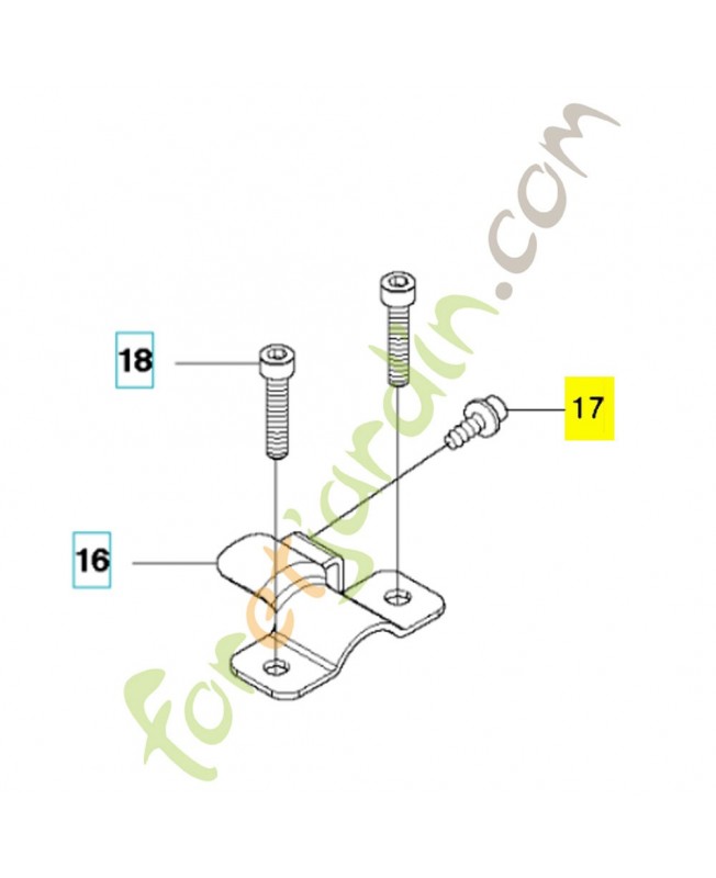 Vis 503200712. Pièce de rechange Husqvarna