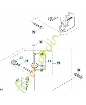 tuyau 575375201 - Pièce de détachée Husqvarna