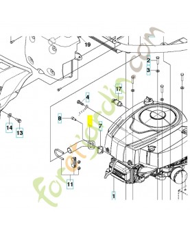 tube echappeemnt 578054801- Pièce de détachée Husqvarna