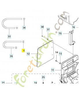 clips 574122701 - Pièce de détachée Husqvarna