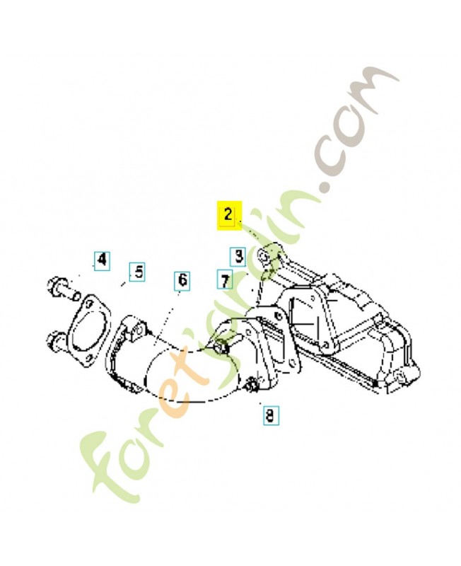 tube 588495401- Pièce de détachée Husqvarna