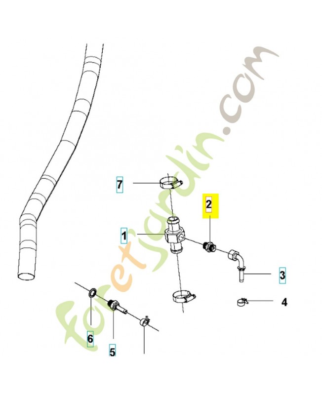connecteur 575881304- Pièce de détachée Husqvarna