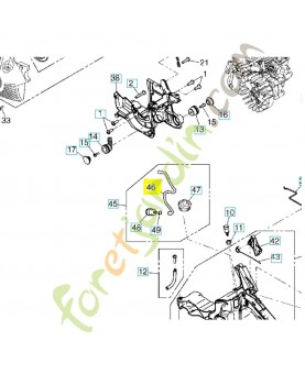 Pipe 513750601. Pièce de rechange Husqvarna