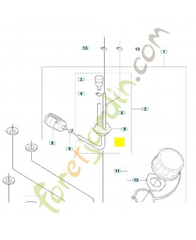 tuyau 523110601- Pièce de détachée Husqvarna