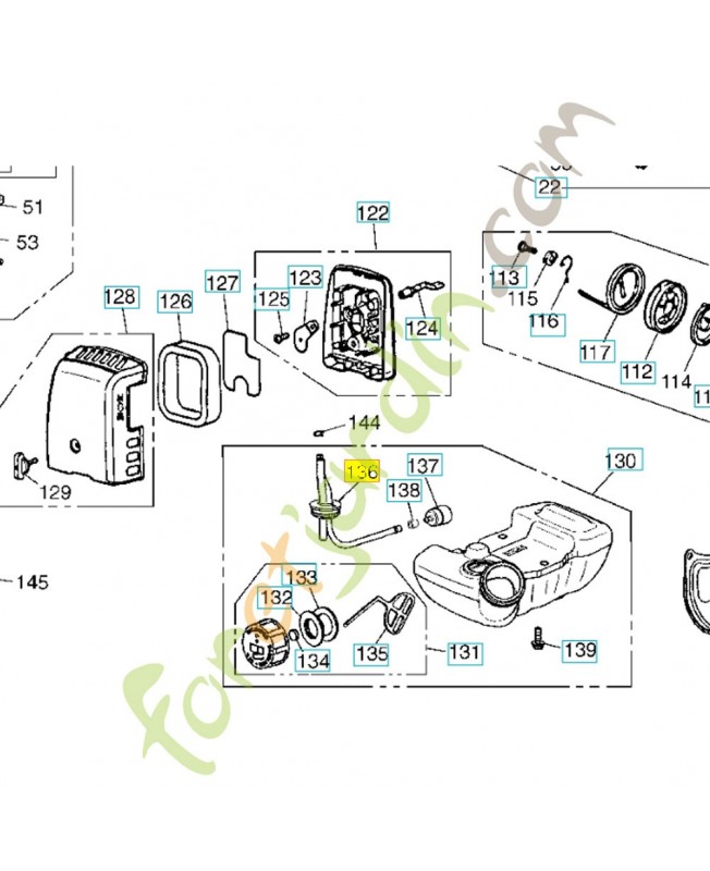 Tuyau 515387201- Pièce de détachée Husqvarna