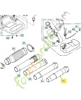 embouchoir 511711001 - Pièce de détachée Husqvarna