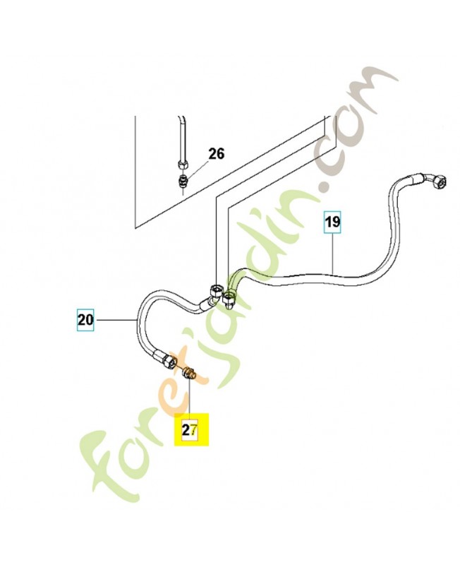 connecteur 575881401 - Pièce de détachée Husqvarna