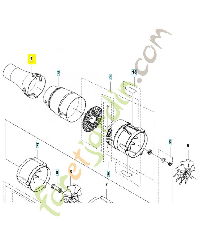 tube 584291002- Pièce de détachée Husqvarna