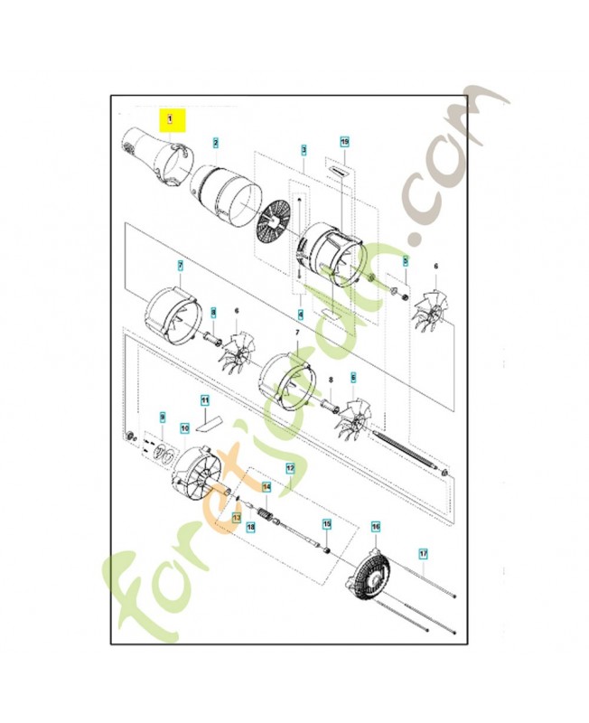 tube 584291001- Pièce de détachée Husqvarna