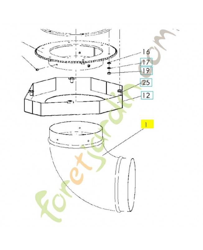 tube 588722801- Pièce de détachée Husqvarna