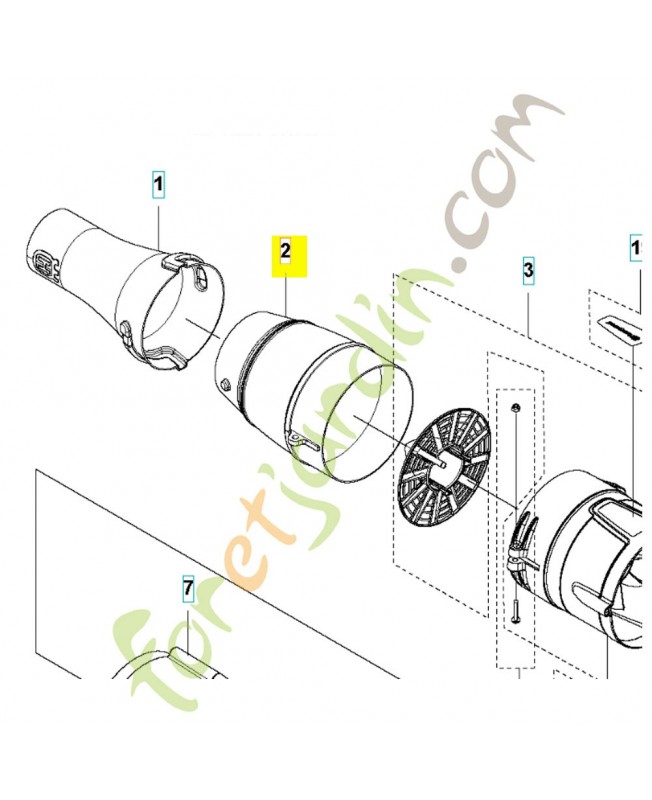 tube 584290901- Pièce de détachée Husqvarna