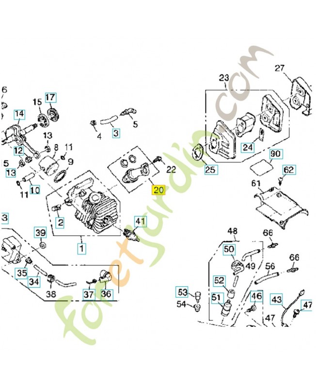 bride 516944101- Pièce de détachée Husqvarna