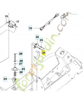 Ressort 506909301. Pièce de rechange Husqvarna