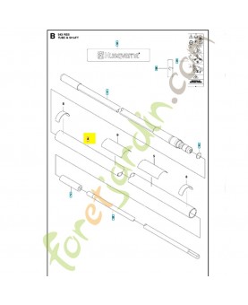tube 521539901. Pièce de rechange Husqvarna