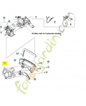 Tuyau 575235302 - Pièce détachée Husqvarna