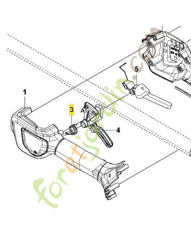Ressort husqvarna réf : 593652801