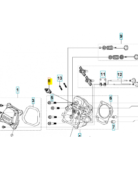 Bougie d'allumage HQT7 husqvarna ref. 590844201 en stock