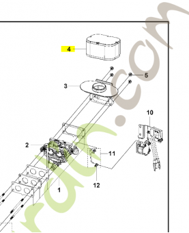 Filtre a air 531147110 - Pièce détachée Husqvarna
