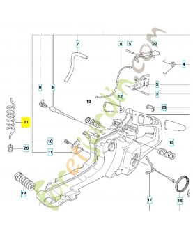 Durite husqvarna ref. 581756202 Remplace référence 503577602 ; 544325002