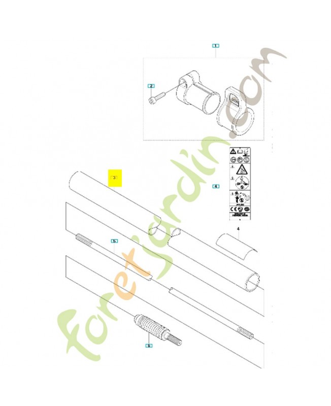 tube 521660801. Pièce de rechange Husqvarna tube 521660801. Pièce de rechange Husqvarna