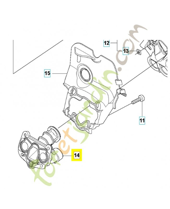 tuyau 583964104- Pièce détachée Husqvarna