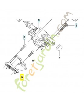 Pipe d'admission husqvarna ref. 587139401 Remplace référence 573954401 et 522640601