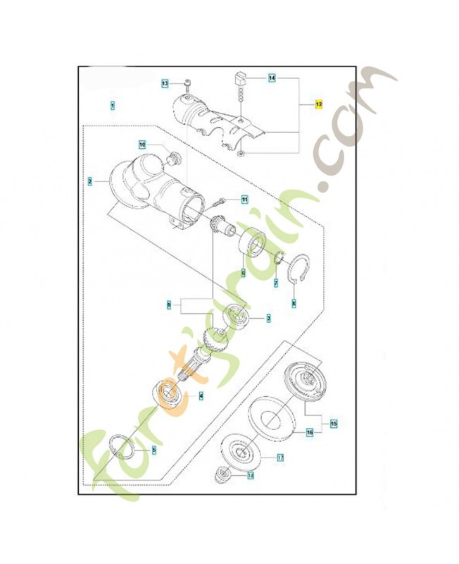 Plaque de fixation 590940401. Pièce détachée Husqvarna