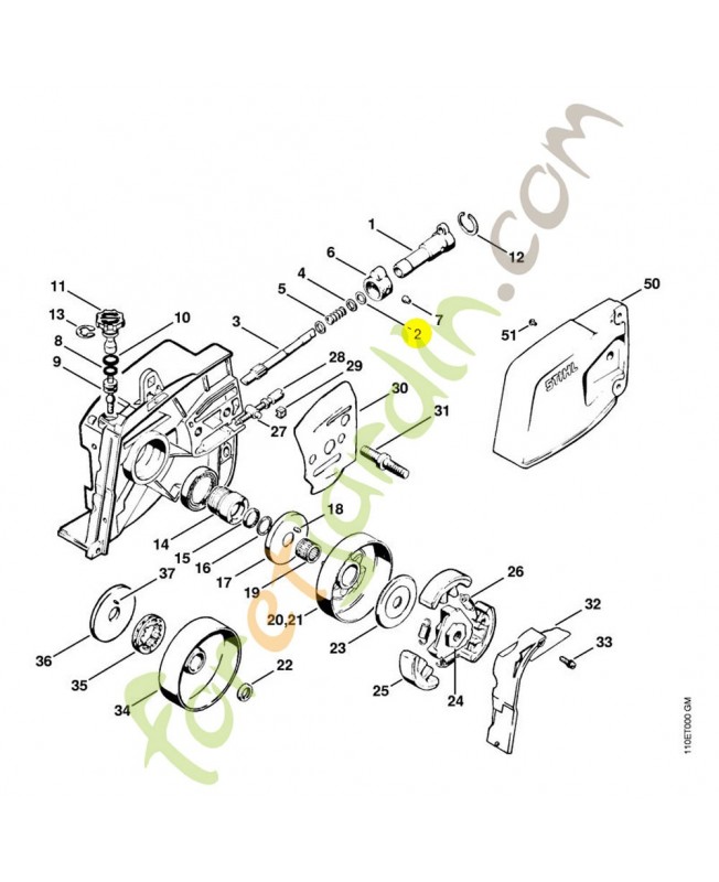 Anneau joint 6x1.5 9646-945-0340. Pièce de rechange Sithl / Vicking