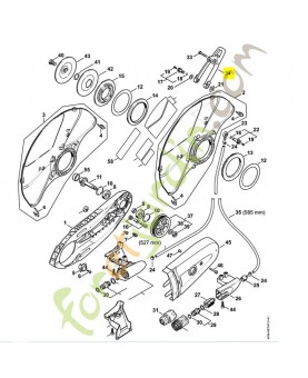 Levier de reglage 4238-700-2900. Pièce de rechange Sithl / Vicking