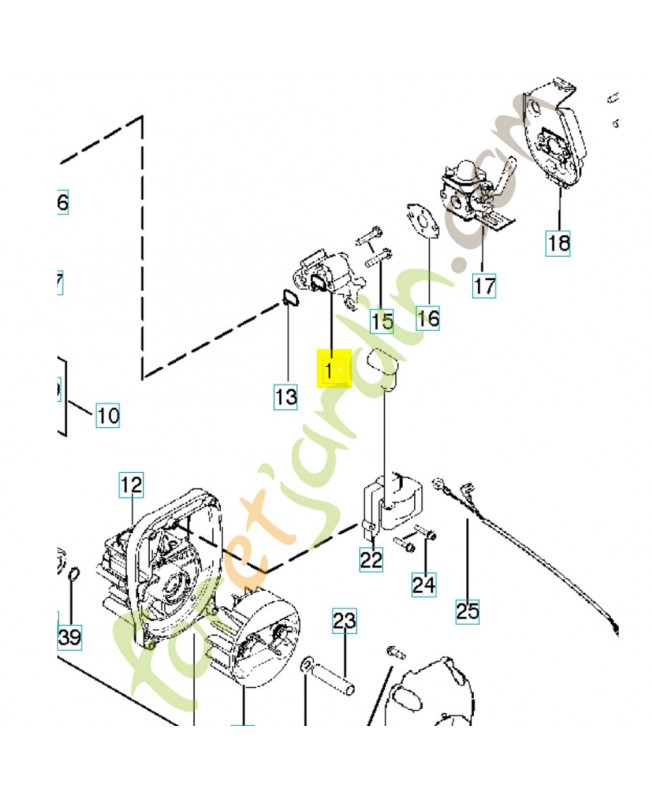 Paroi  530057547. Pièce de rechange Husqvarna