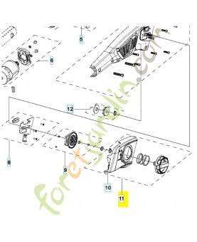 support 596262601 Pièce détachée Husqvarna