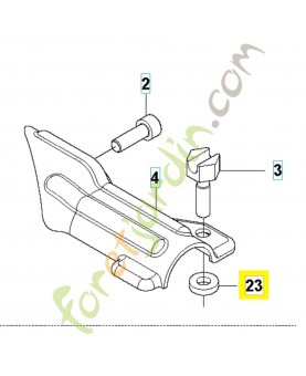 Ecrou de blocage 574404401. Pièce de rechange Husqvarna