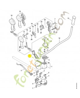 Faisceau de câbles 4867-400-3401. Pièce détachée Stihl / Vicking