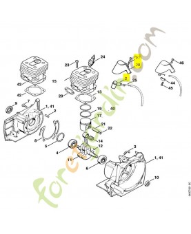 Contact cable allumage 4116-400-7150. Pièce de rechange Sithl / Vicking