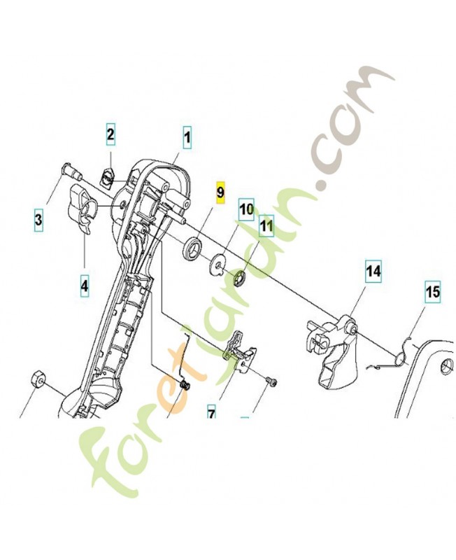 Ressort 591176401. Pièce détachée Husqvarna Ressort 591176401. Pièce détachée Husqvarna