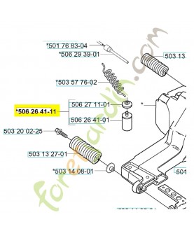  filtre à carburant 598836601. Pièce détachée Husqvarna