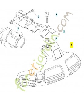 carter 544107402 . Pièce de rechange Husqvarna