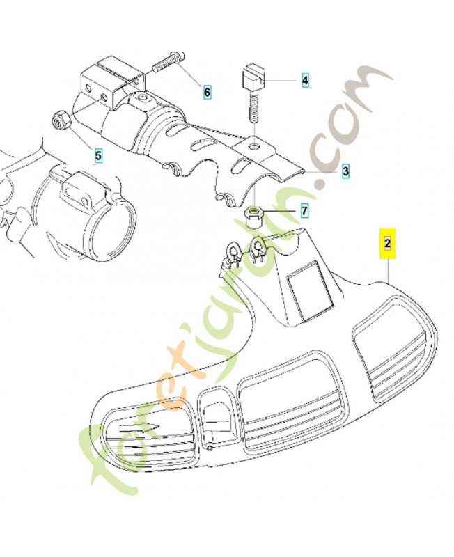 carter 544107402 . Pièce de rechange Husqvarna