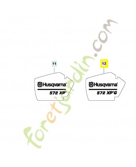 Autocollant 575396402. Pièce détachée Husqvarna