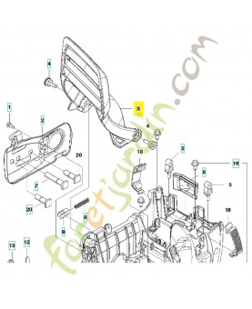 Protège main 574602901. Pièce de rechange Husqvarna