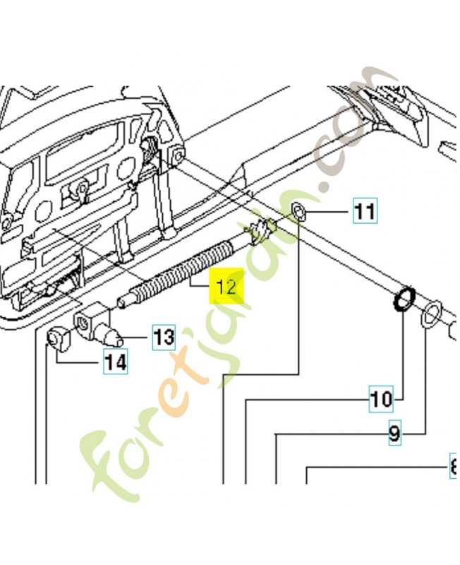 vis sans fin 537079502- Pièce de détachée Husqvarna vis sans fin 537079502- Pièce de détachée Husqvarna