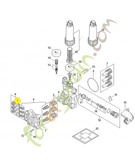 Jeu de joint torique 4950-007-0803. Pièce détachée Stihl / Vicking