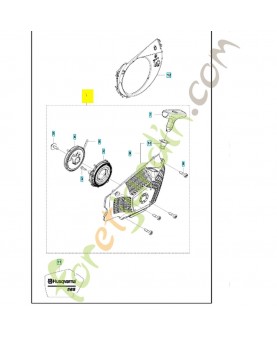Carter du lanceur 575527604 et 575527602. Pièce détachée Husqvarna