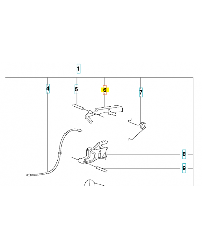 Gachette de securite référence 503556602