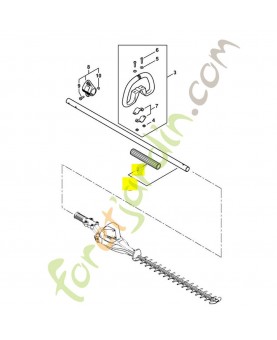 Tube complet diam.25,4 4859-710-7102. Pièce de rechange Sithl / Vicking