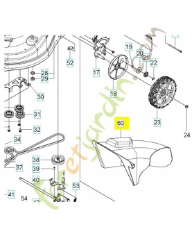 Capot 582261901- Pièce détachée Husqvarna