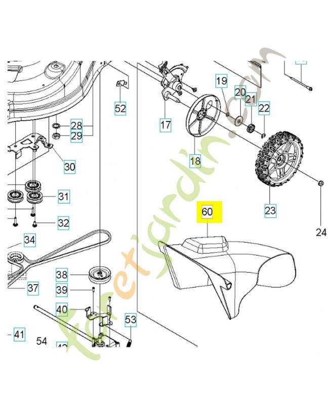 Capot 582261901- Pièce détachée Husqvarna