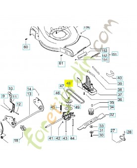 Courroie 531213131. Pièce de rechange Husqvarna
